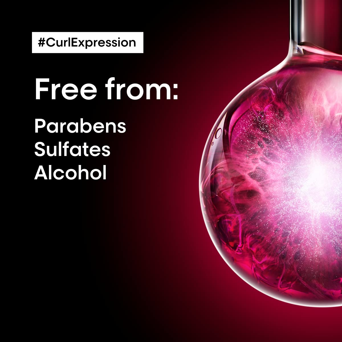 L’Oréal Professionnel Paris Curl Expression 10-in-1 Mousse delivers a residue-free finish.
