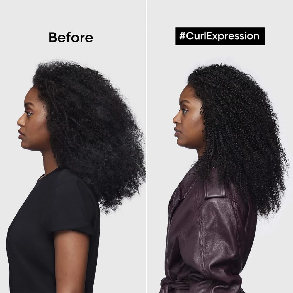 Defined curls on towel-dried hair after applying Activator.
