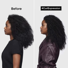 Defined curls on towel-dried hair after applying Activator.