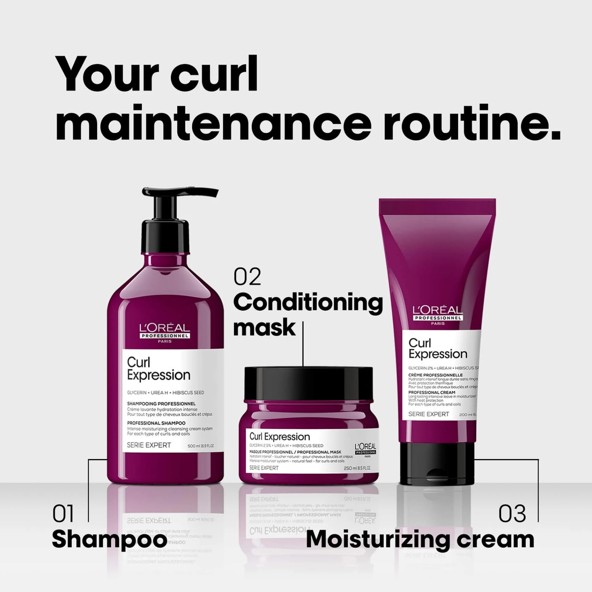 Paraben-free formula of L'Oréal Curl Expression Leave-In Cream promotes healthy-looking curls.