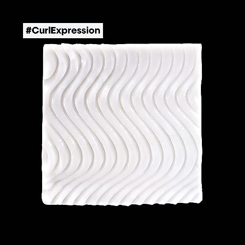 Paraben-free Curl Expression Mask formula visual for curly textures.