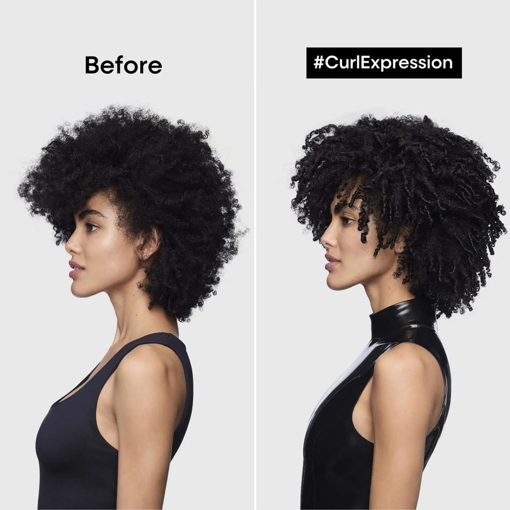 L’Oréal Professionnel Paris Curls Reviver on coils defines natural bounce after use