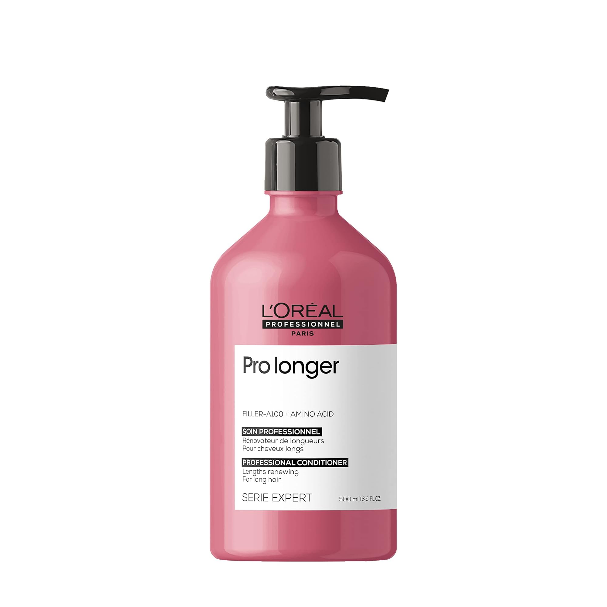 L’Oréal Professionnel Paris Pro Longer bottle showing thickening action for long hair