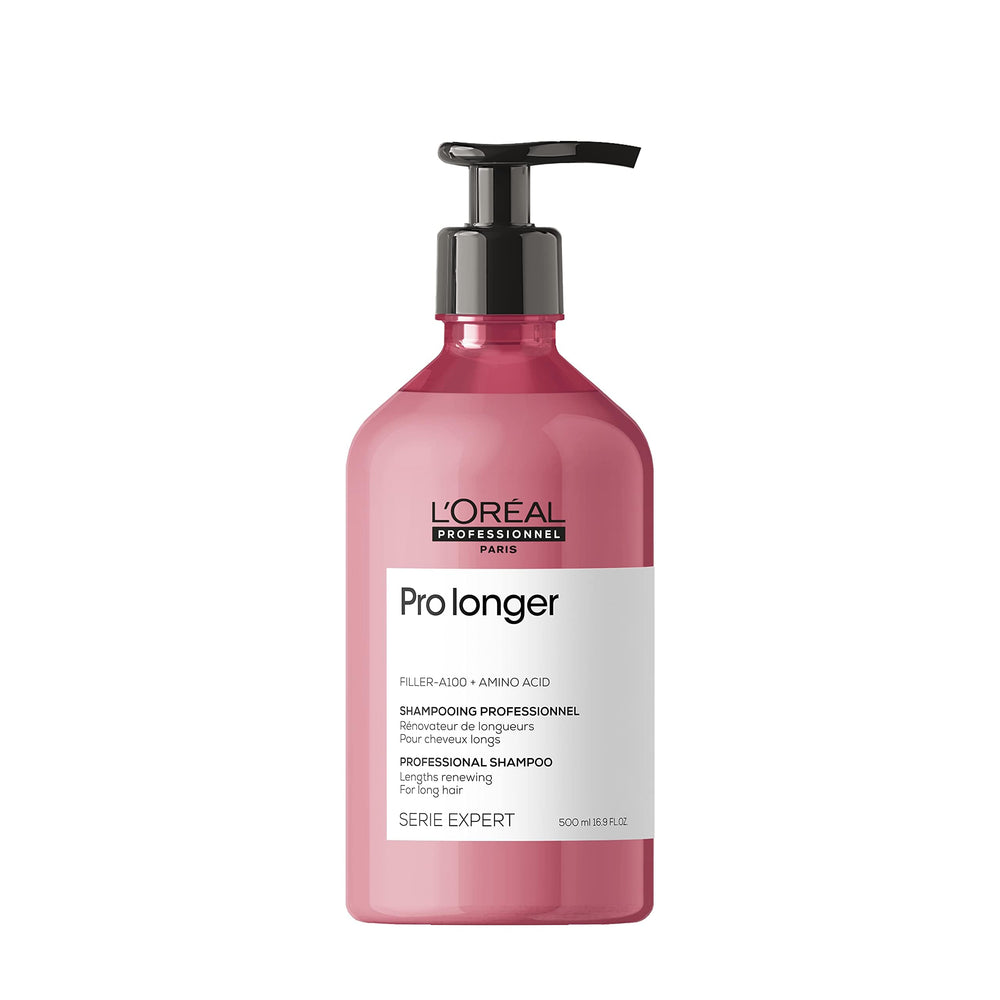 L'Oréal Professionnel Paris Pro Longer thickening shampoo bottle for thicker, stronger lengths