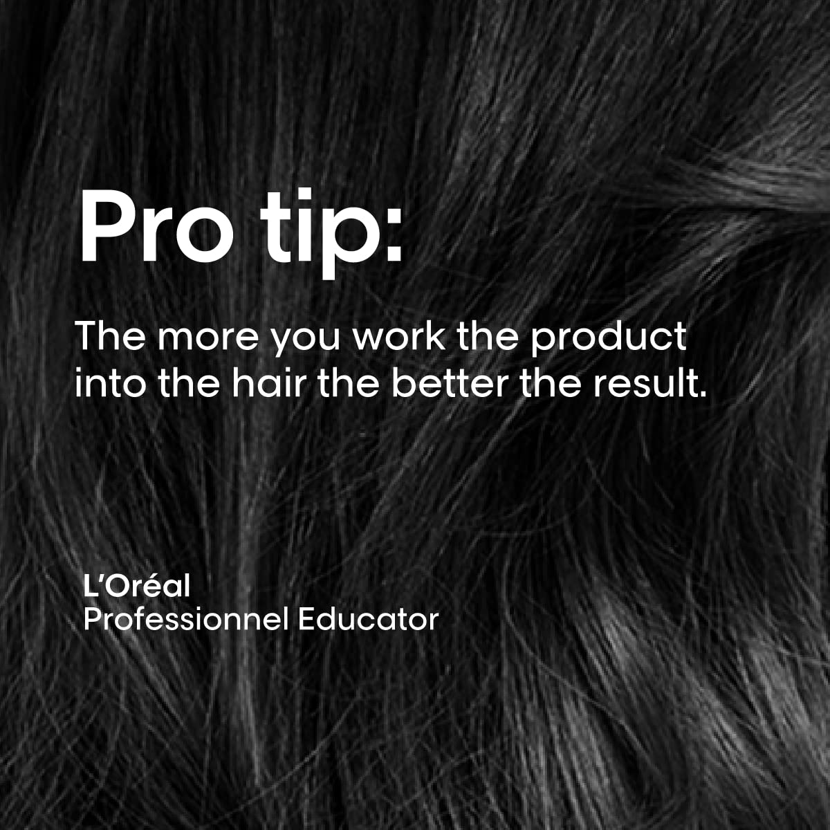L'Oréal Professionnel Paris styling clay for men strong hold in action.