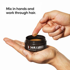 L'Oréal Professionnel Paris styling clay for men close-up texture detail for definition.