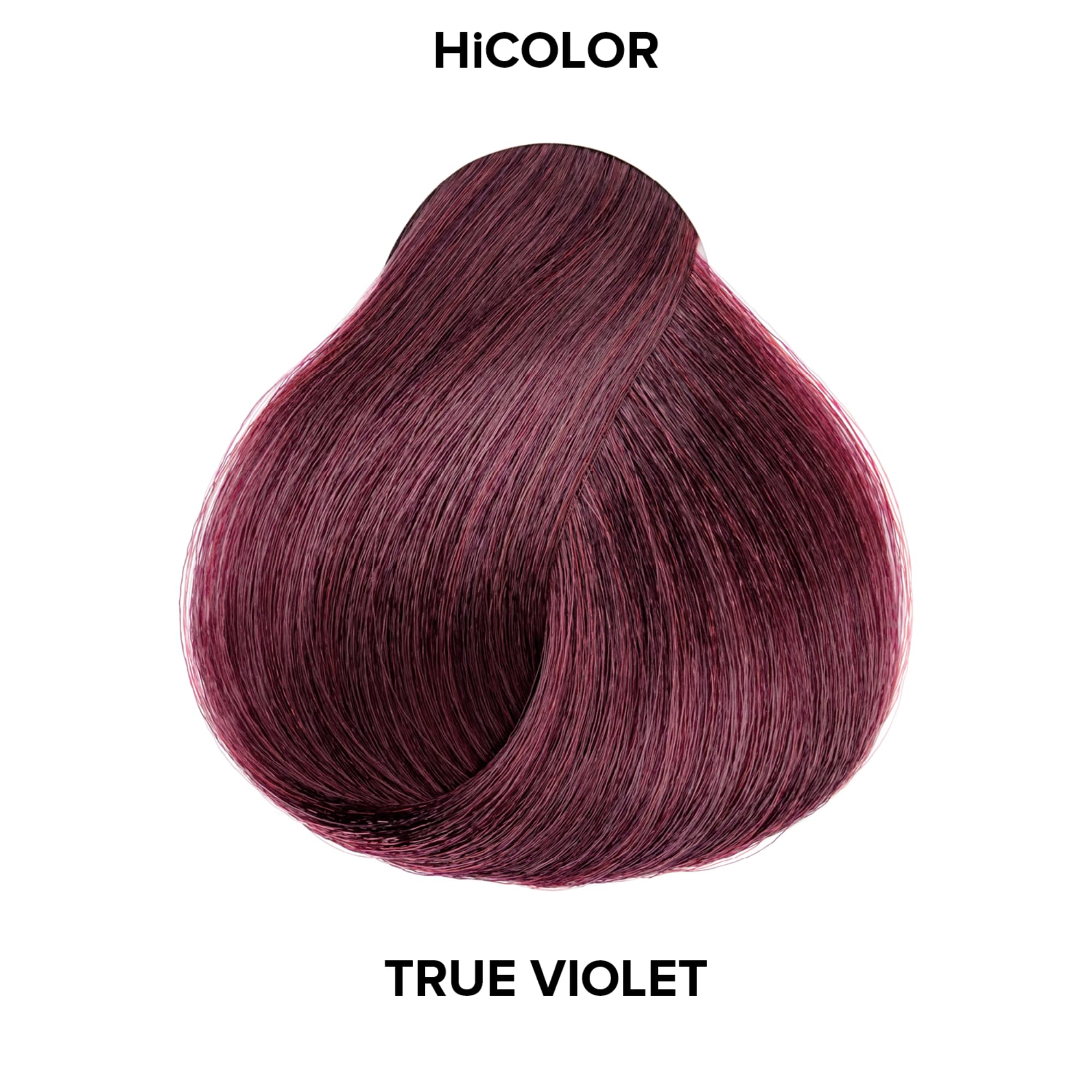 L'OREAL TECHNIQUE HiColor color palette swatch for dark hair color selection