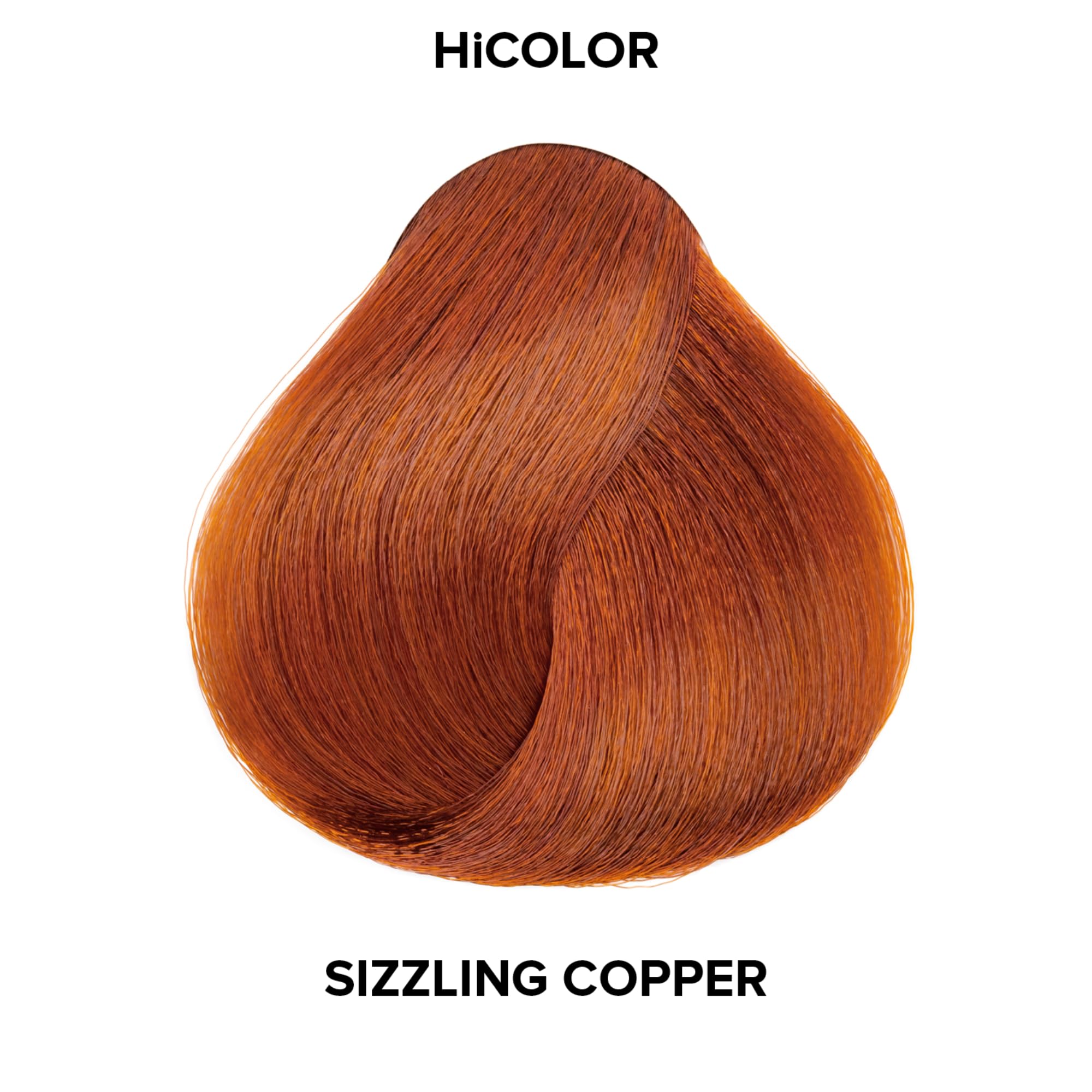 L'Oréal Technique HiColor Reds swatches reveal true copper shade and even coverage