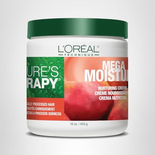Hair after color service with Mega Moisture Creme for post-color conditioning