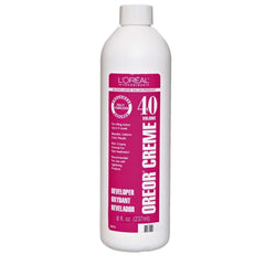 L'Oreal Technique Oreor 40 Volume Developer bottle for an even lift up to four levels