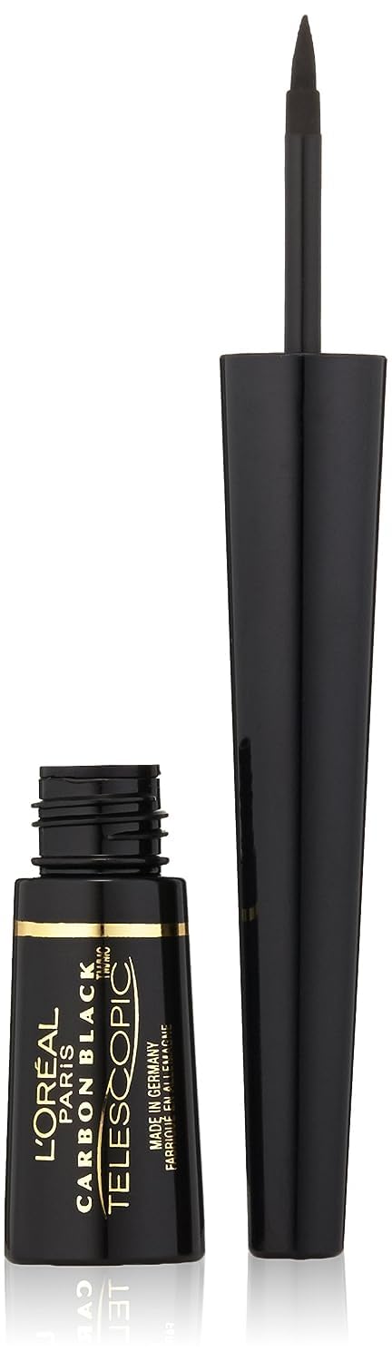 Delineador Telescopic Precision de L'Oreal Paris con punta inclinada para trazos exactos y rápidos.