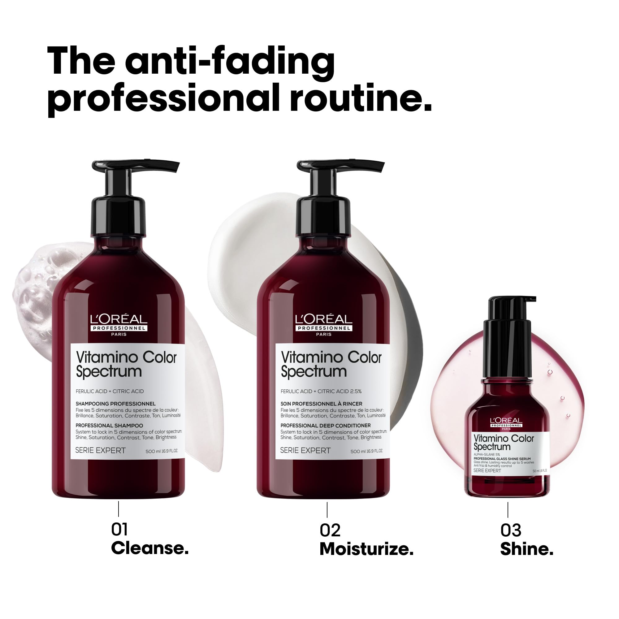 Loreal Vitamino Color Spectrum color-durability after styling