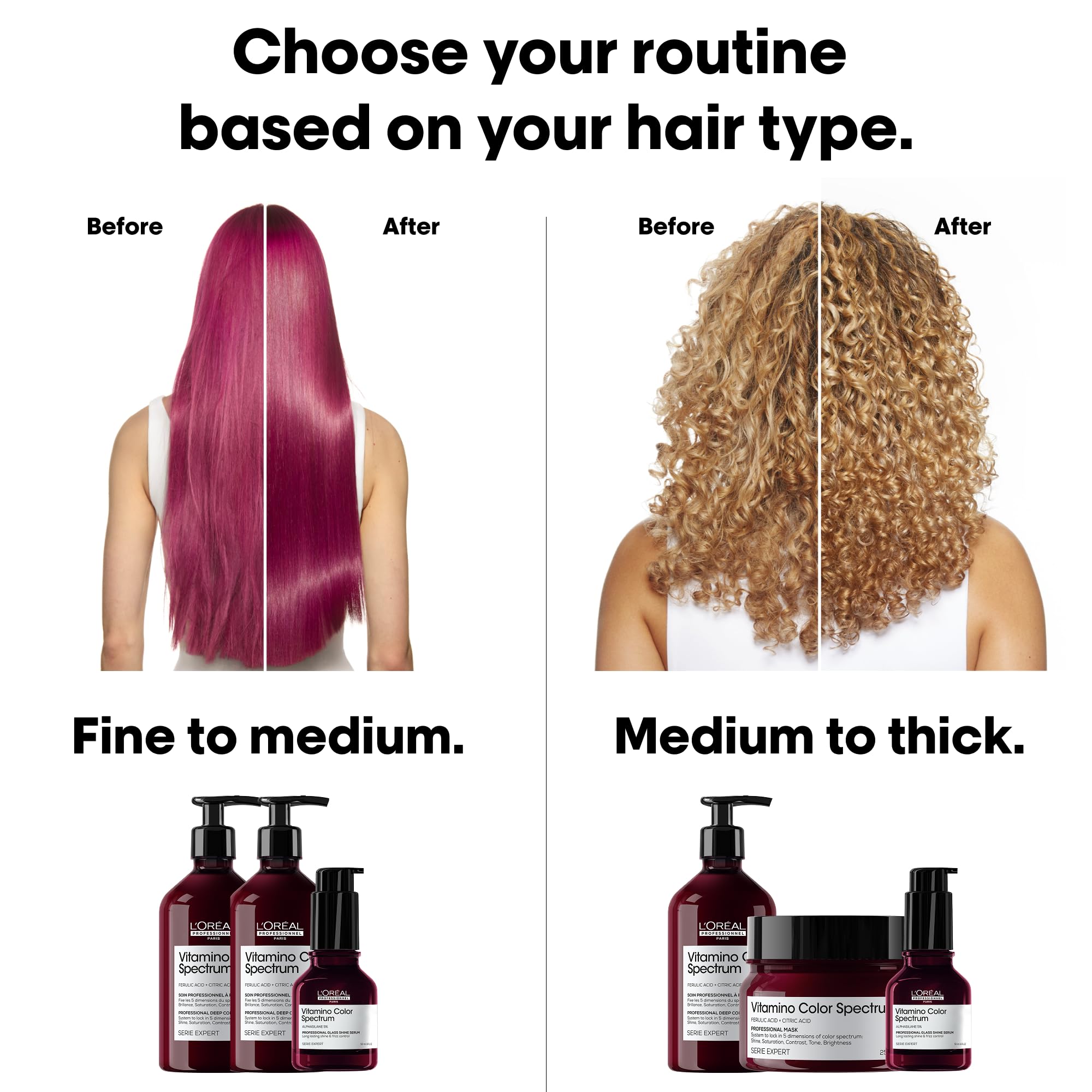 Loreal Vitamino Color Spectrum salon-use bottle in professional setting