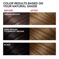L'Oreal Paris Superior Preference fade-defying color swatch showing depth