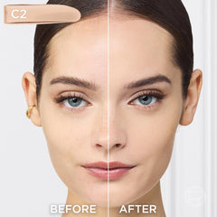 True Match: cobertura media para acabado natural.