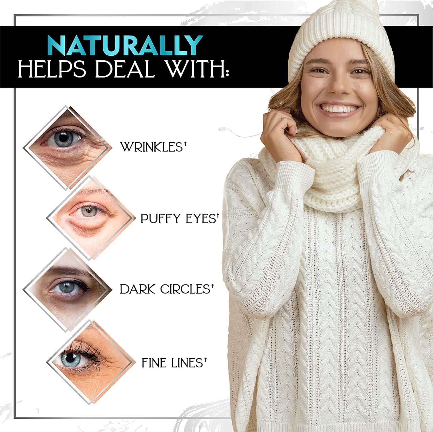 Lorelis Lab parches ojos colágeno para firmeza de la piel alrededor de los ojos.