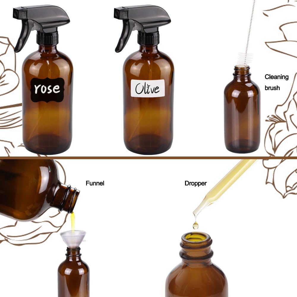 Loretoy roller bottle 10ml perfect for essential oil blends.