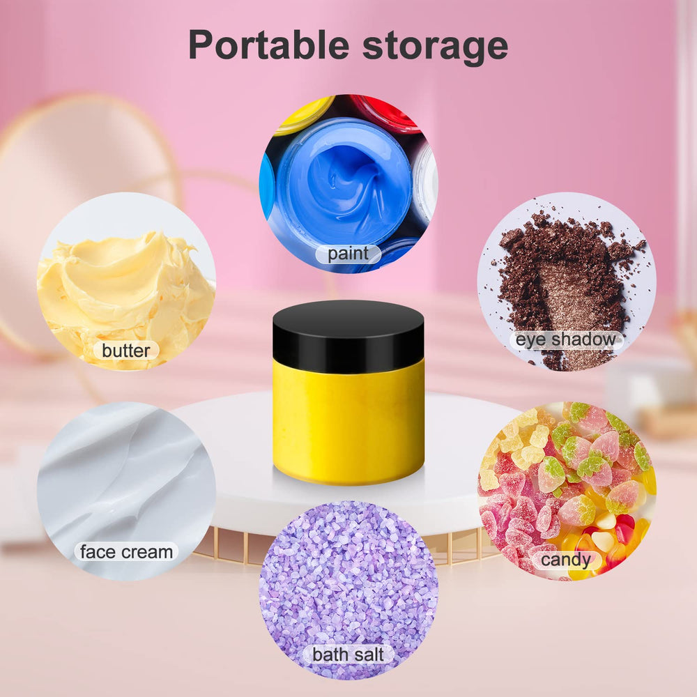 Loretoy transparent jar showcases contents and is reusable