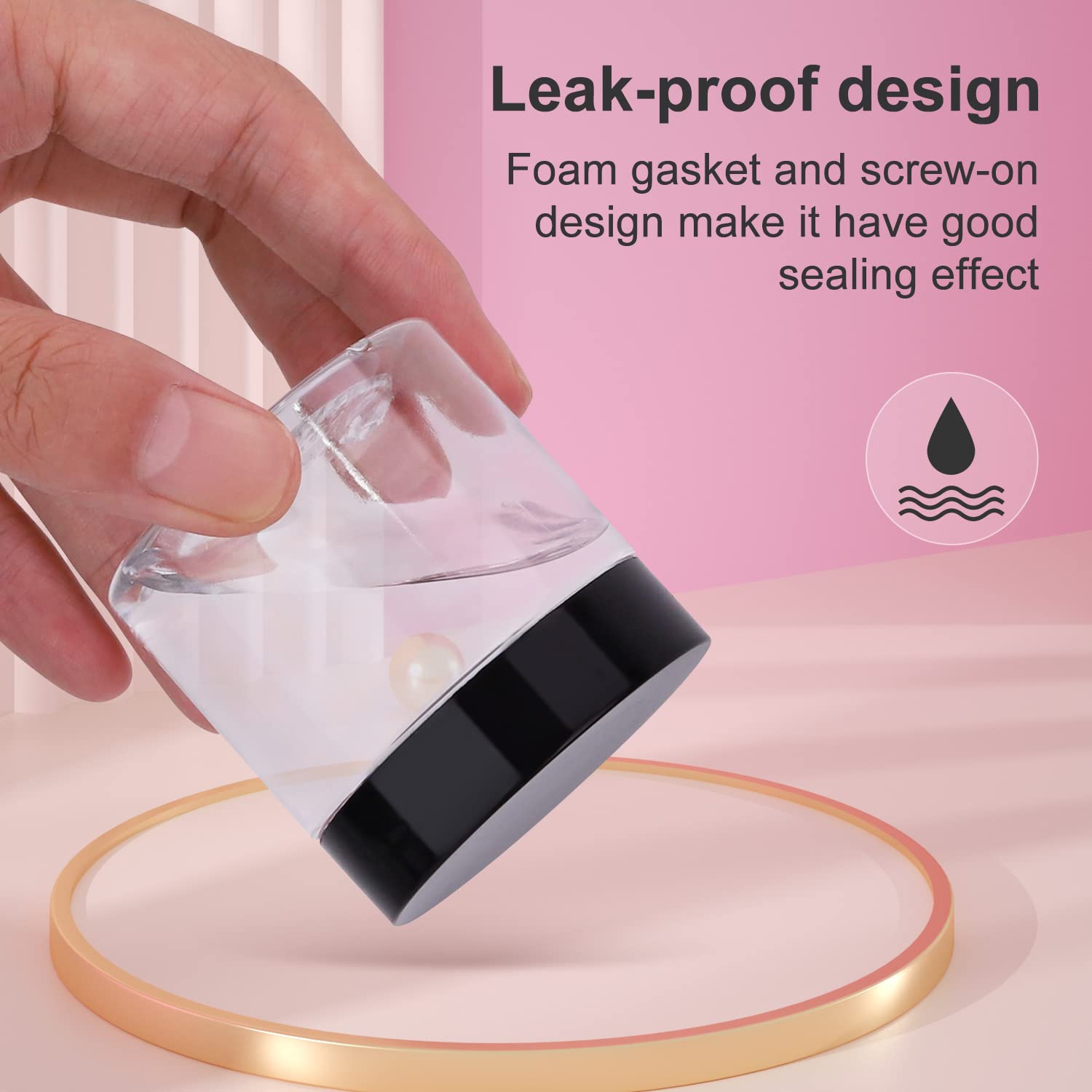 Loretoy wide-mouth jar design for easy filling and cleaning