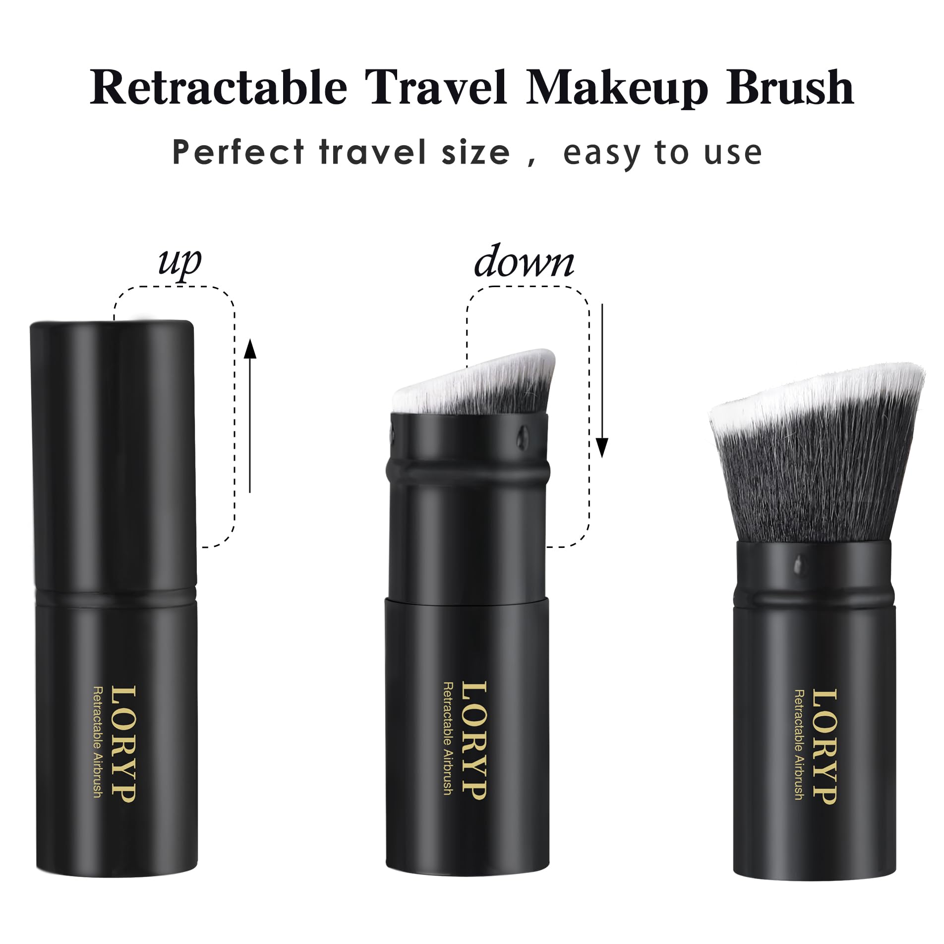 LORYP multifunctional brush heads for different makeup looks