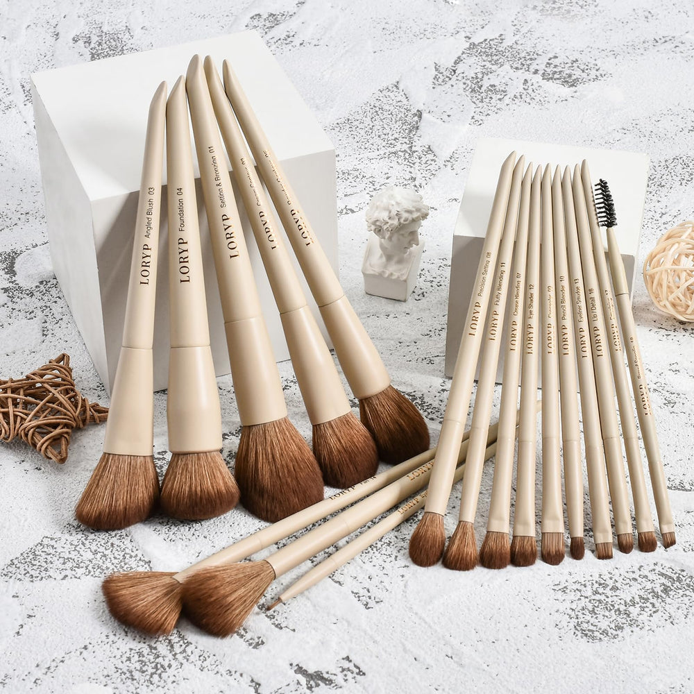 LORYP luxury brushes resist shedding and dry quickly after cleaning