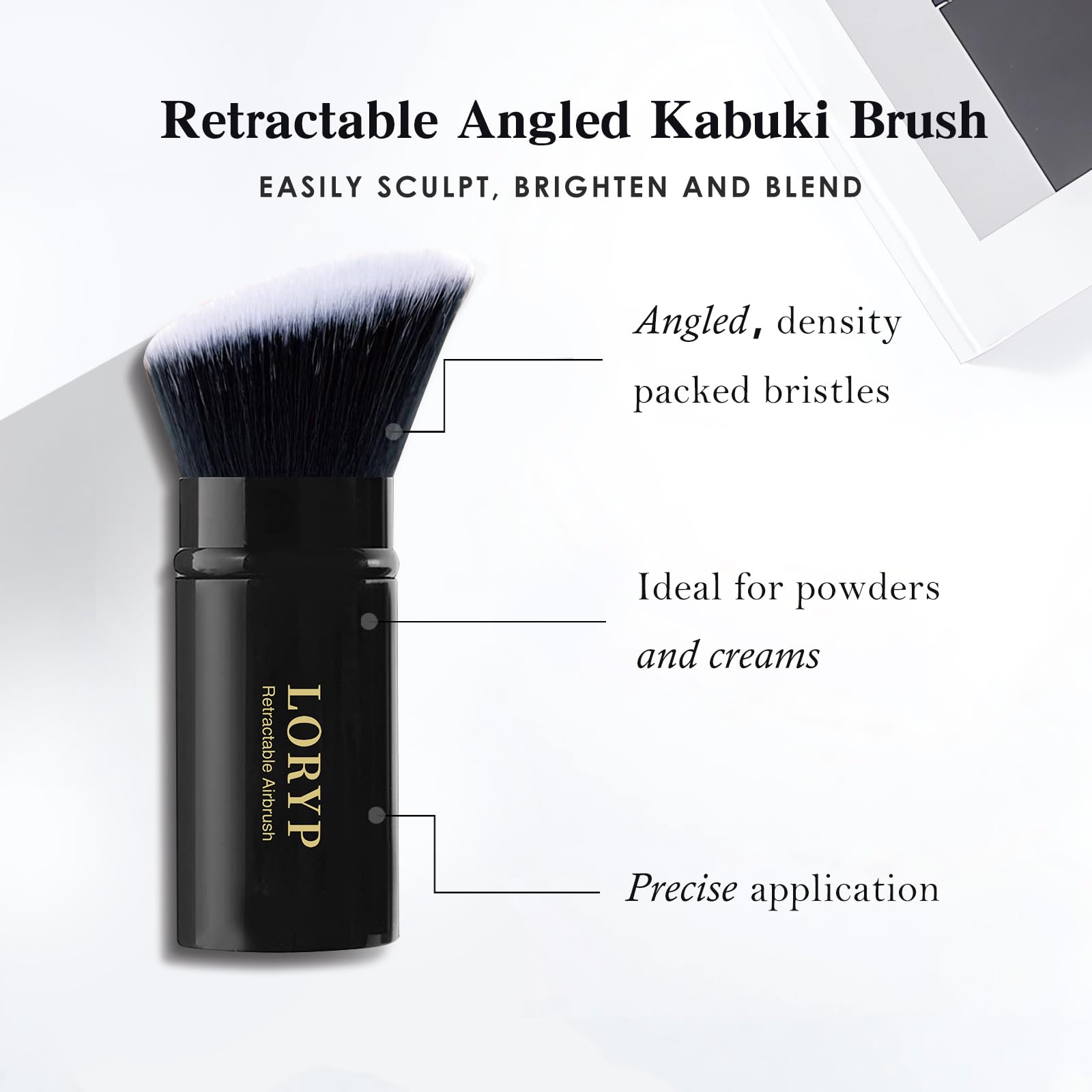 LORYP travel-friendly brush set for on-the-go touch-ups