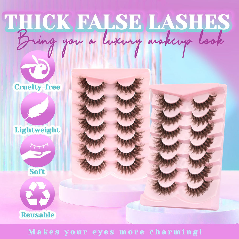 Losha Brown Lashes eye lift cat eye effect without harsh eyeliner
