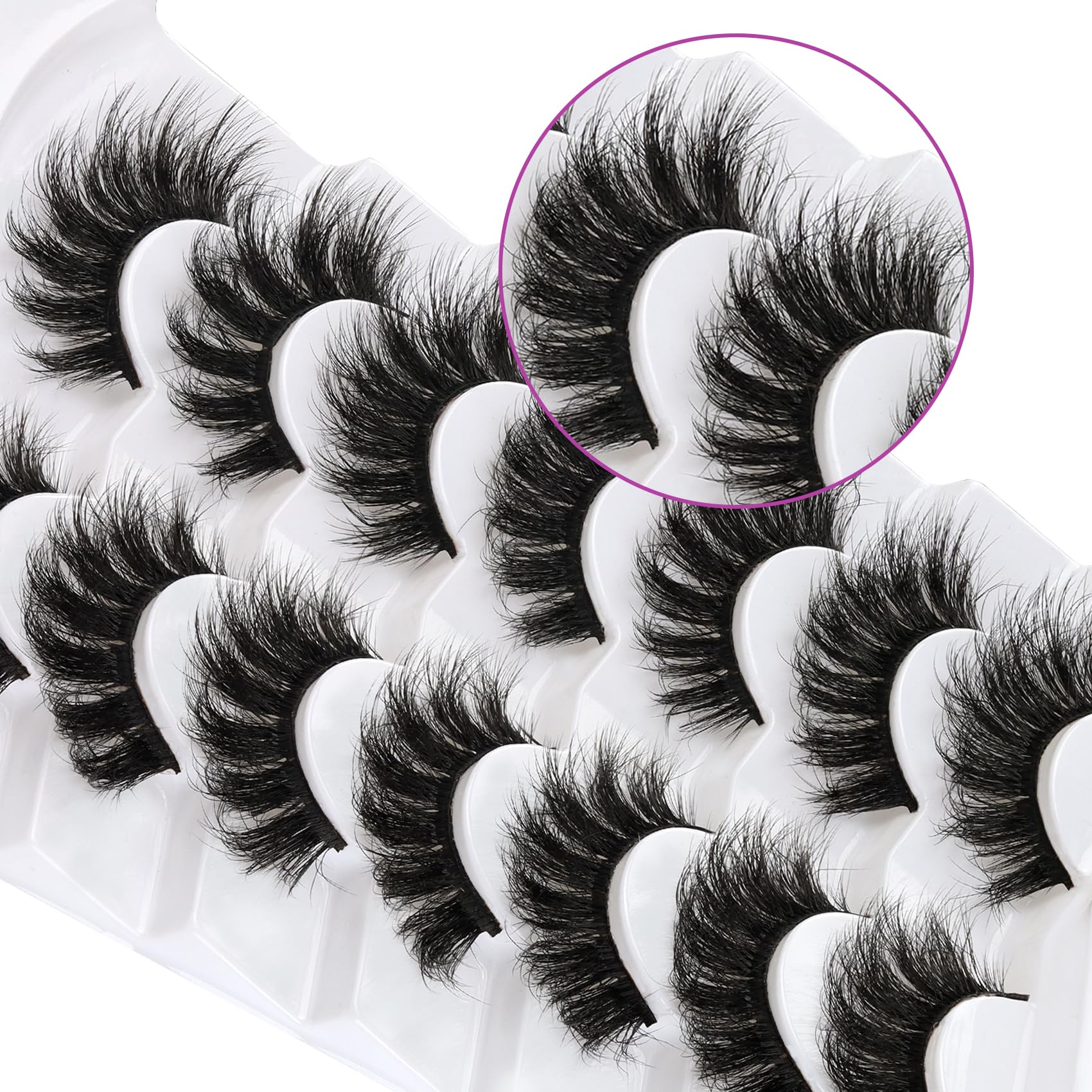Losha False Lashes Band closeup showing flexible band for comfort