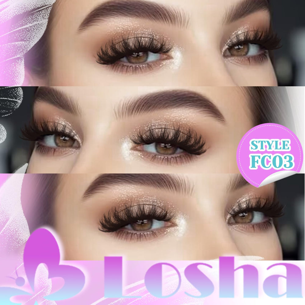 Losha Lashes flexible band ensures comfortable wear from morning to night.