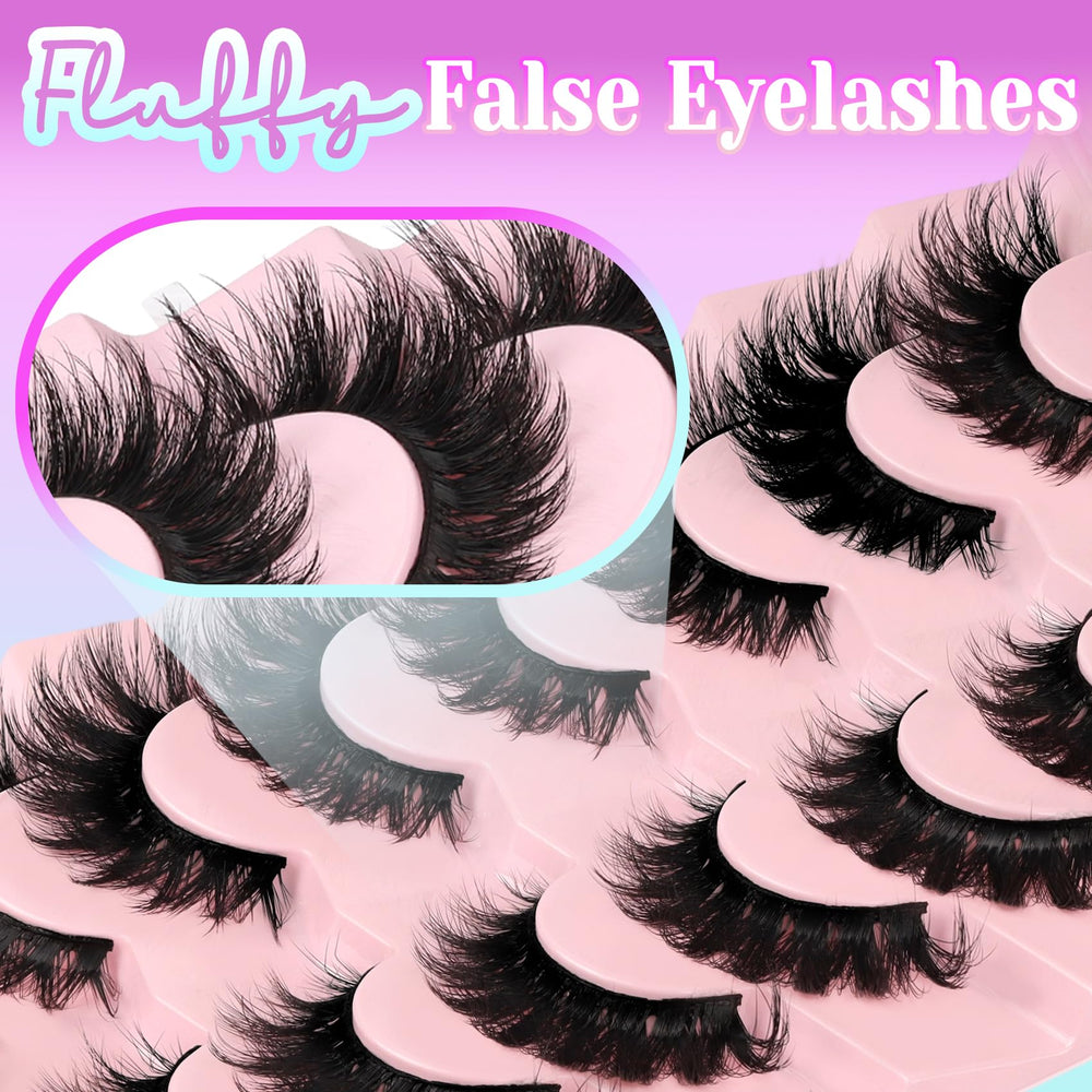 Losha Lashes natural look blends with real lashes for seamless enhancement.