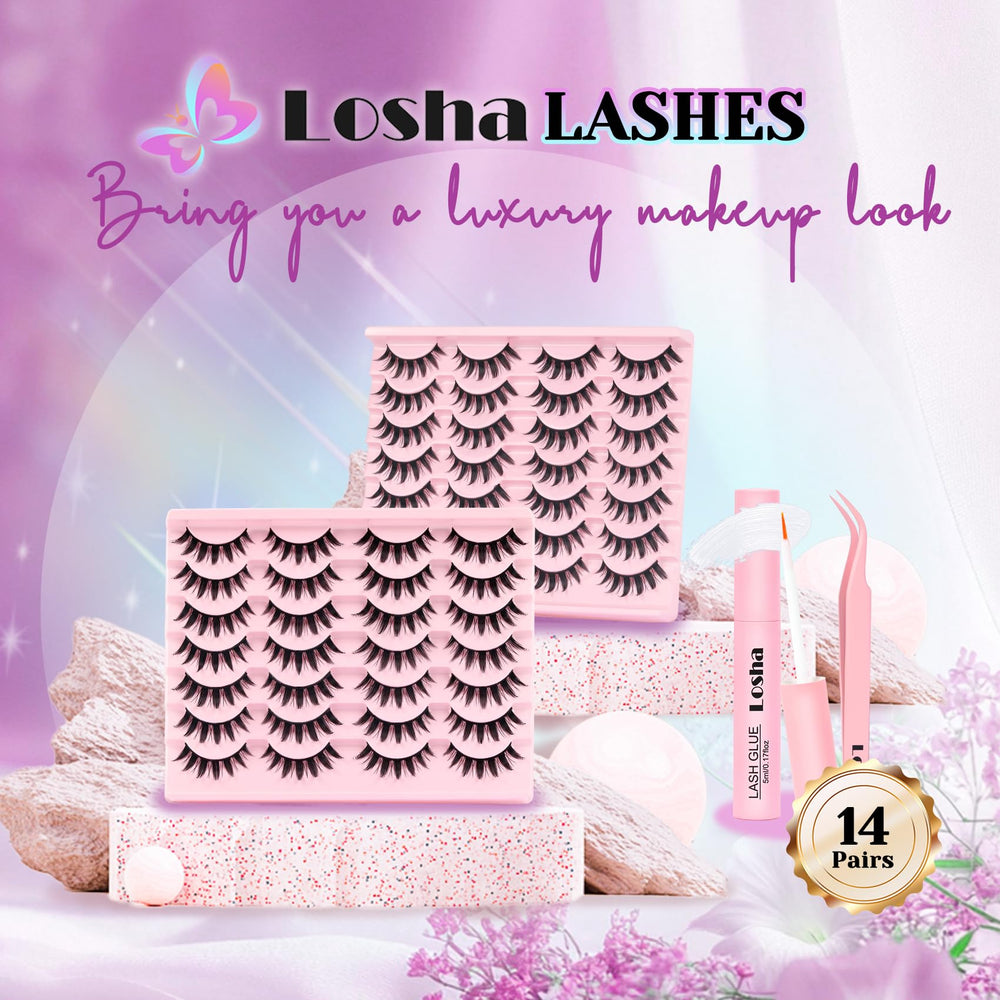 Losha Lashes reusable up to seven times with proper storage