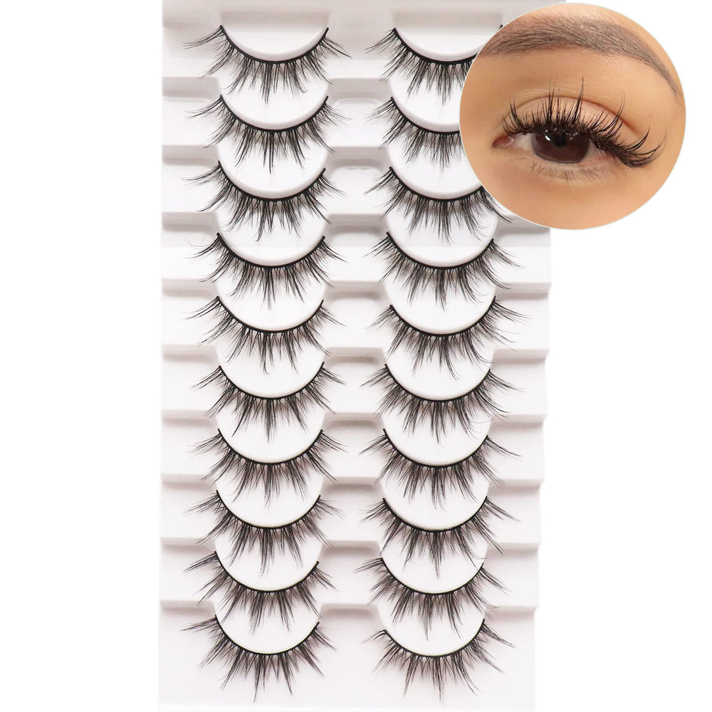 Losha Manga Lashes vegan synthetic fibers highlight cruelty-free design