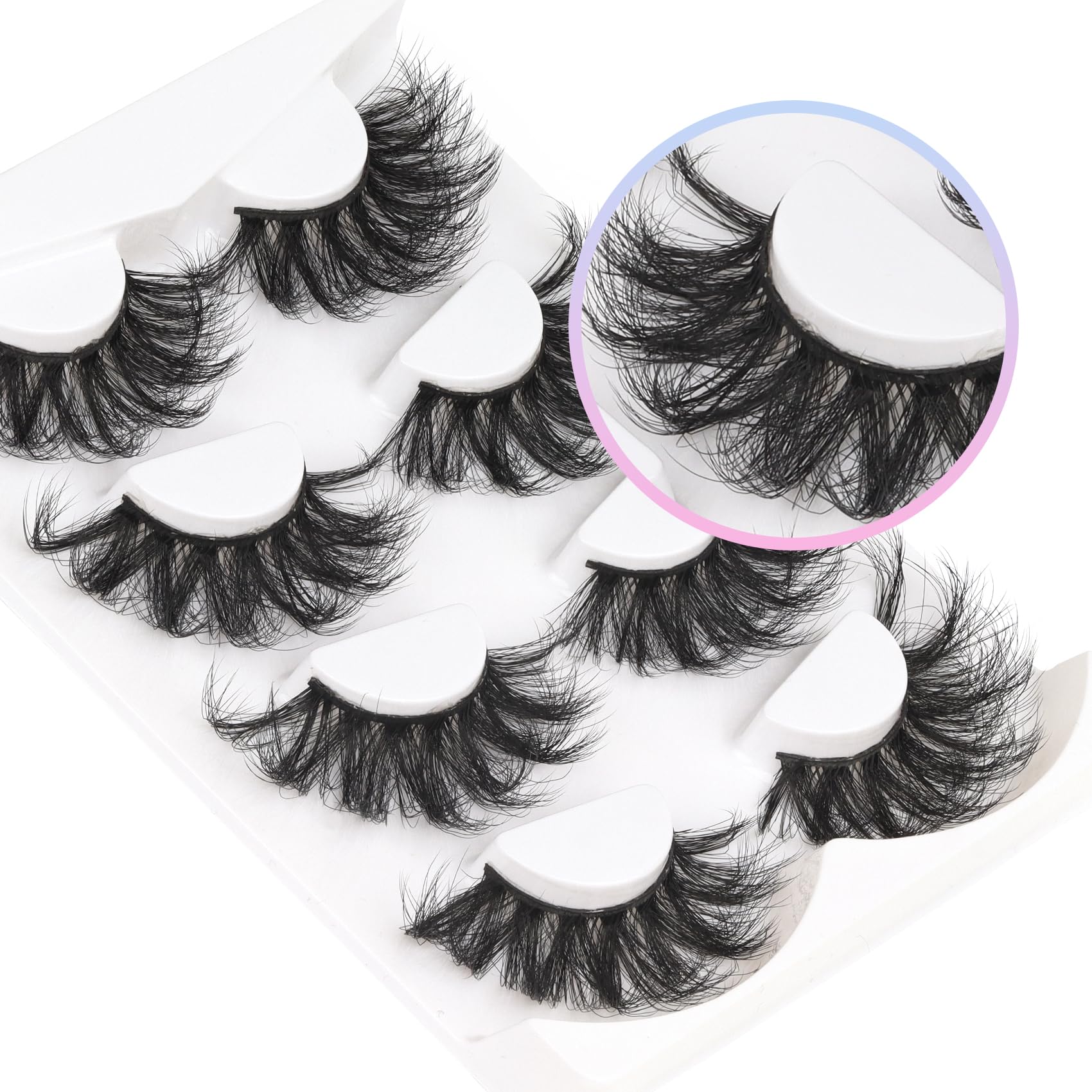 Losha reusable lashes up to 15 uses with proper care.