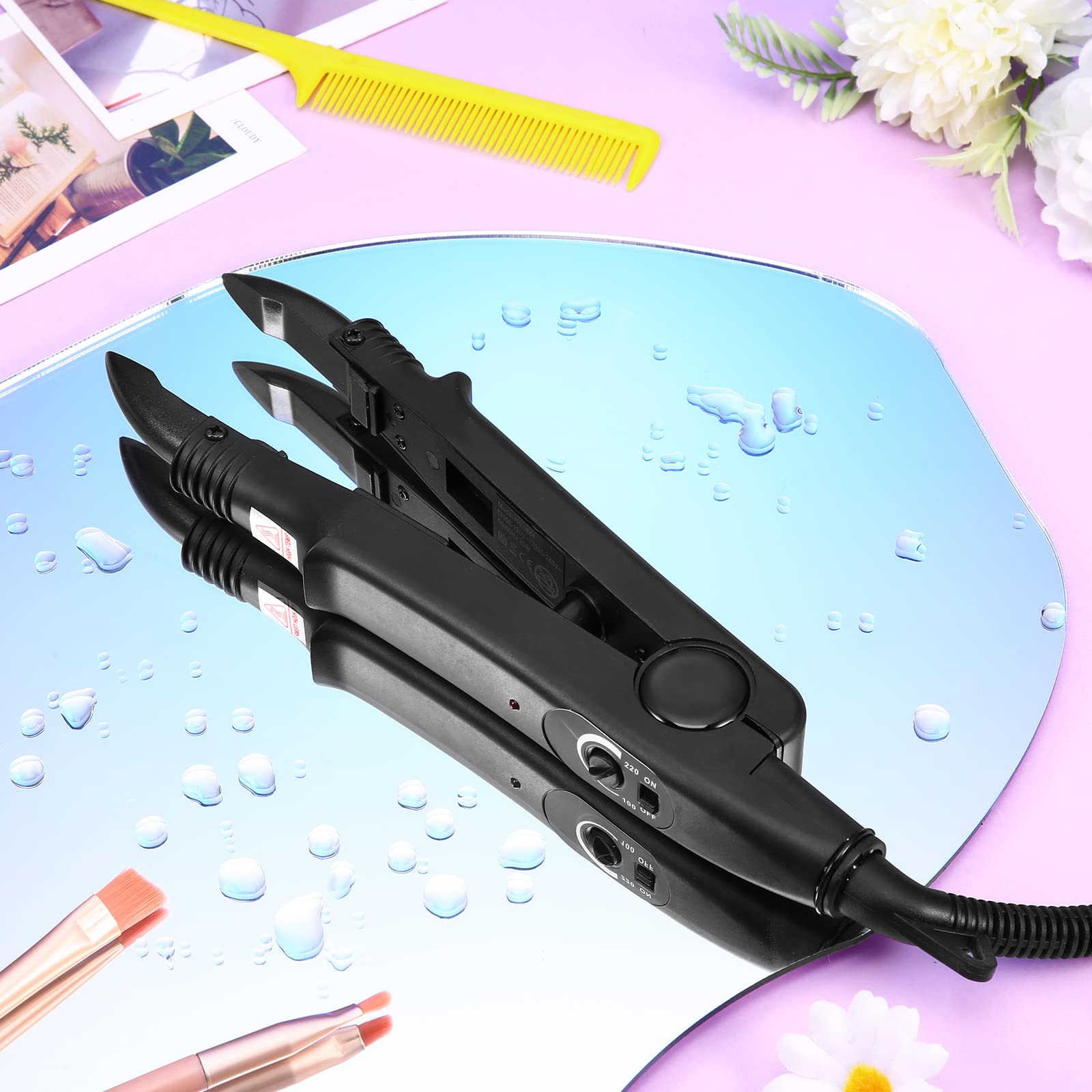 Lothee kit packaging showing complete DIY hair extension tools