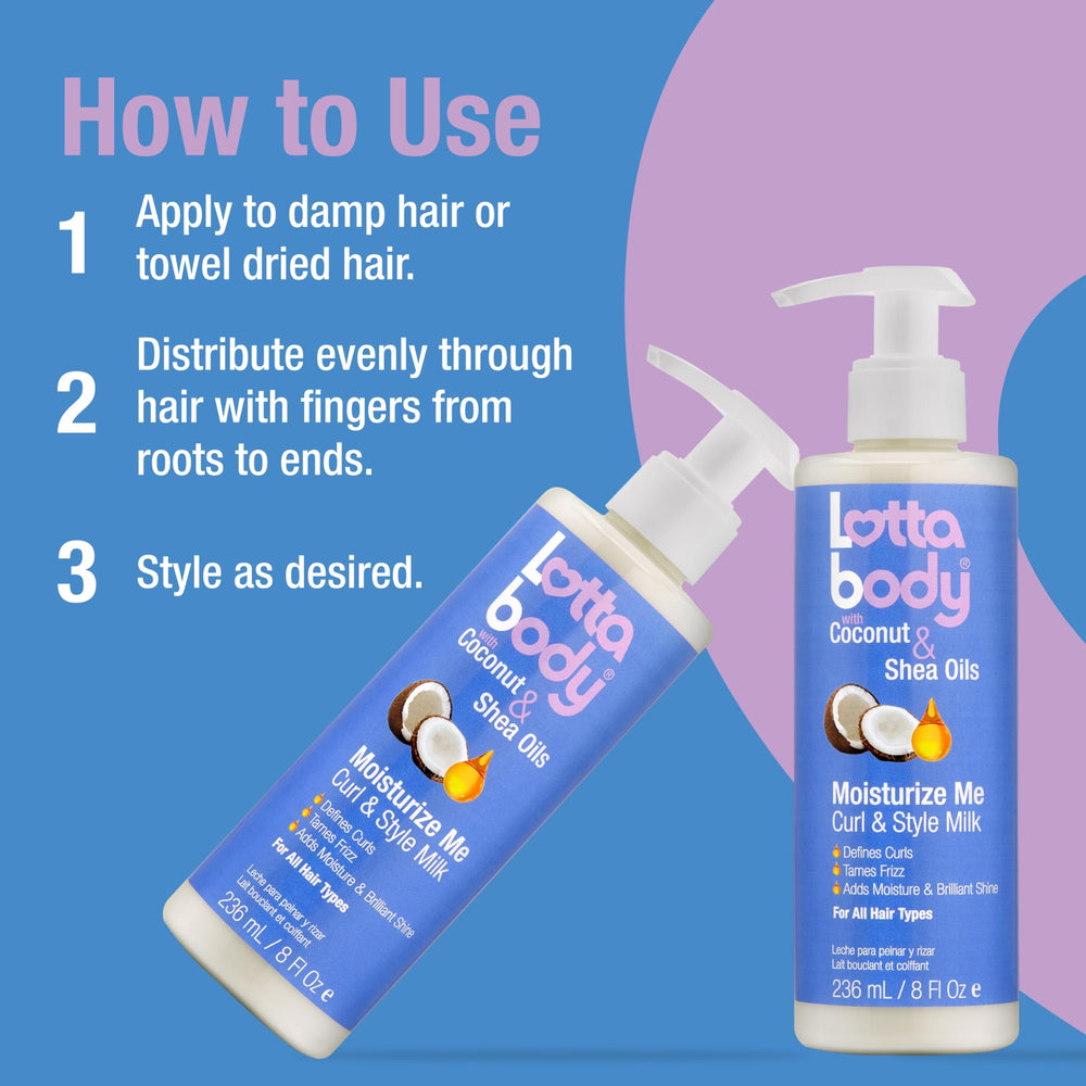 Lottabody Moisturize Me, uso diario para rizos y texturas variadas