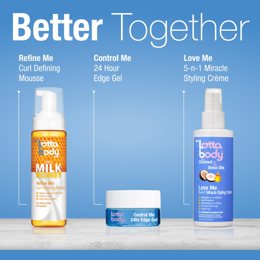 Air-drying or diffusing recommended for best definition and control.