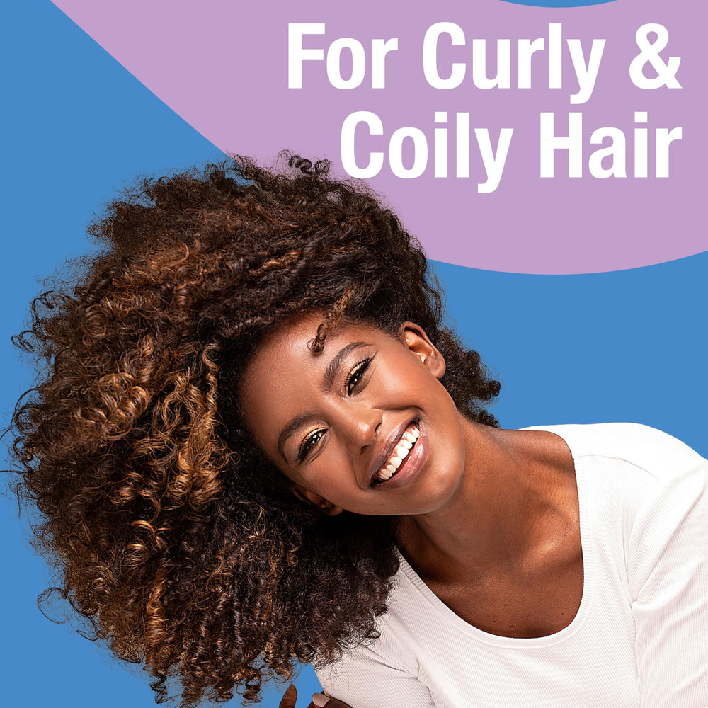 Daily-use lightweight formula nourishes hair while enhancing curl pattern.