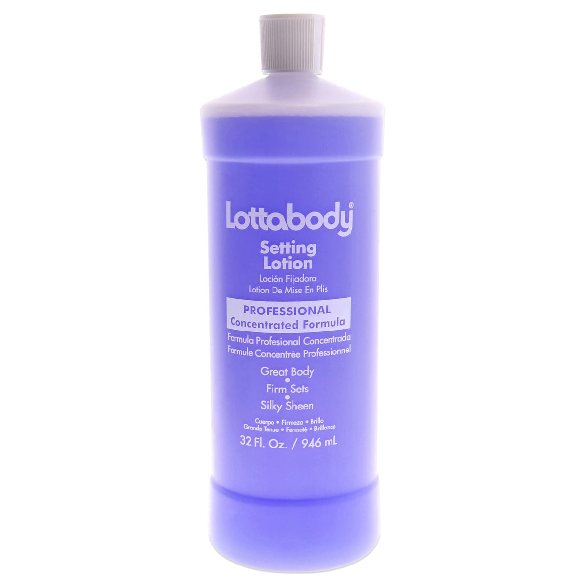 Lottabody Setting Lotion: vertido suave de la botella para definir rizos y brillo