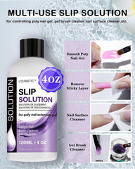 LOUINSTIC brush-cleanser cup demonstrates convenient tool for quick cleanup between steps
