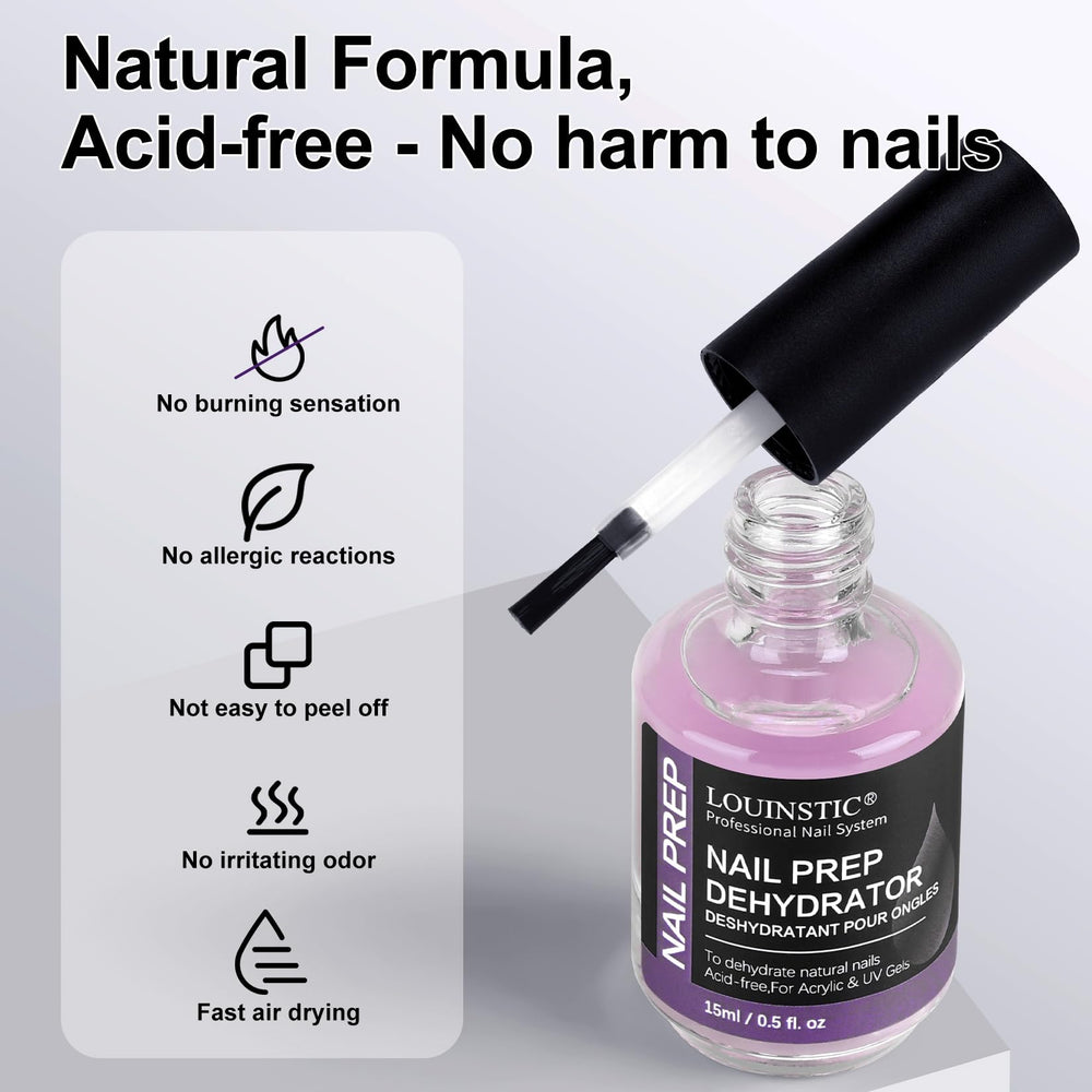 LOUINSTIC Bubble-free finish after air-dry, no lamp needed.