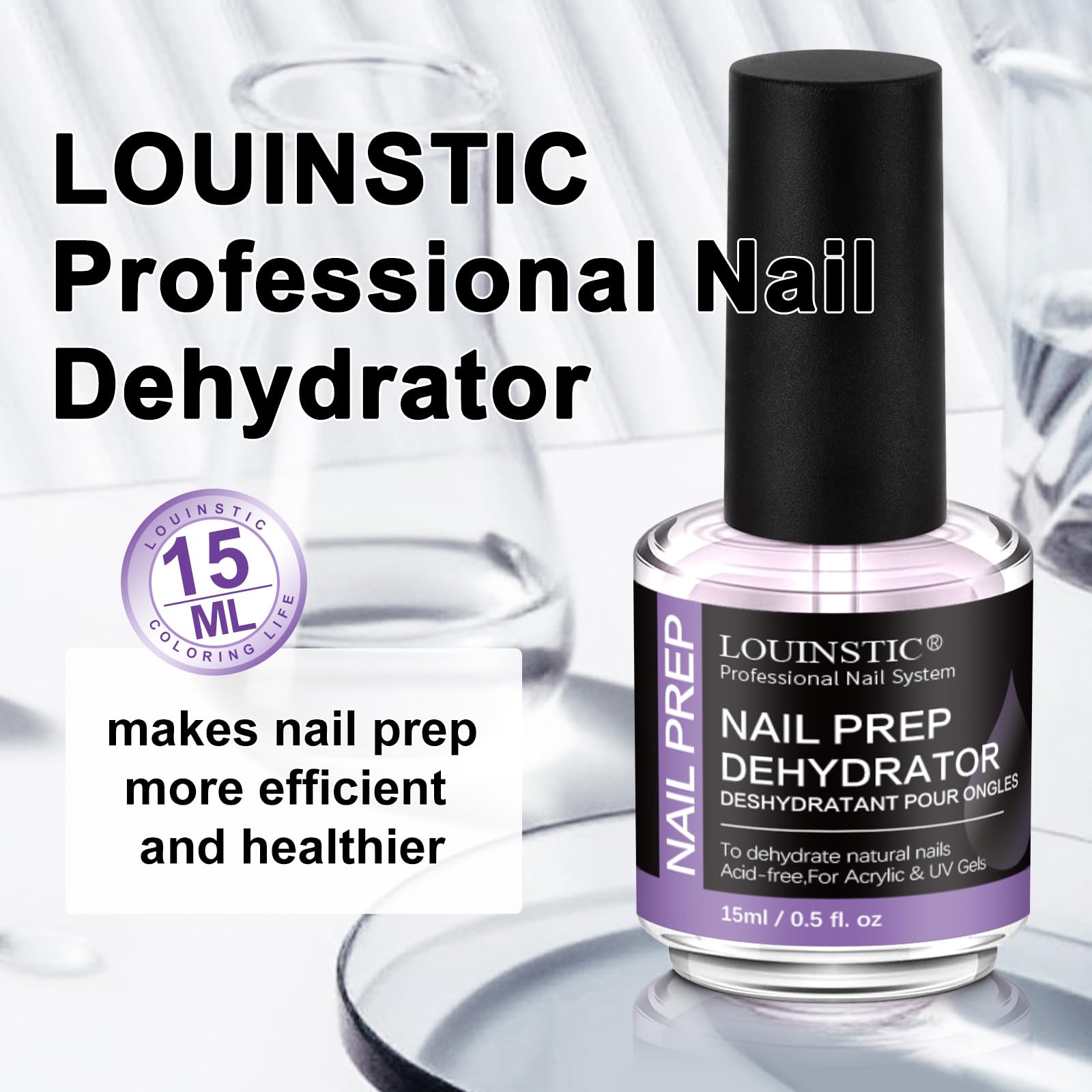 LOUINSTIC Compatibilidad universal con gel UV/LED acrílico y más