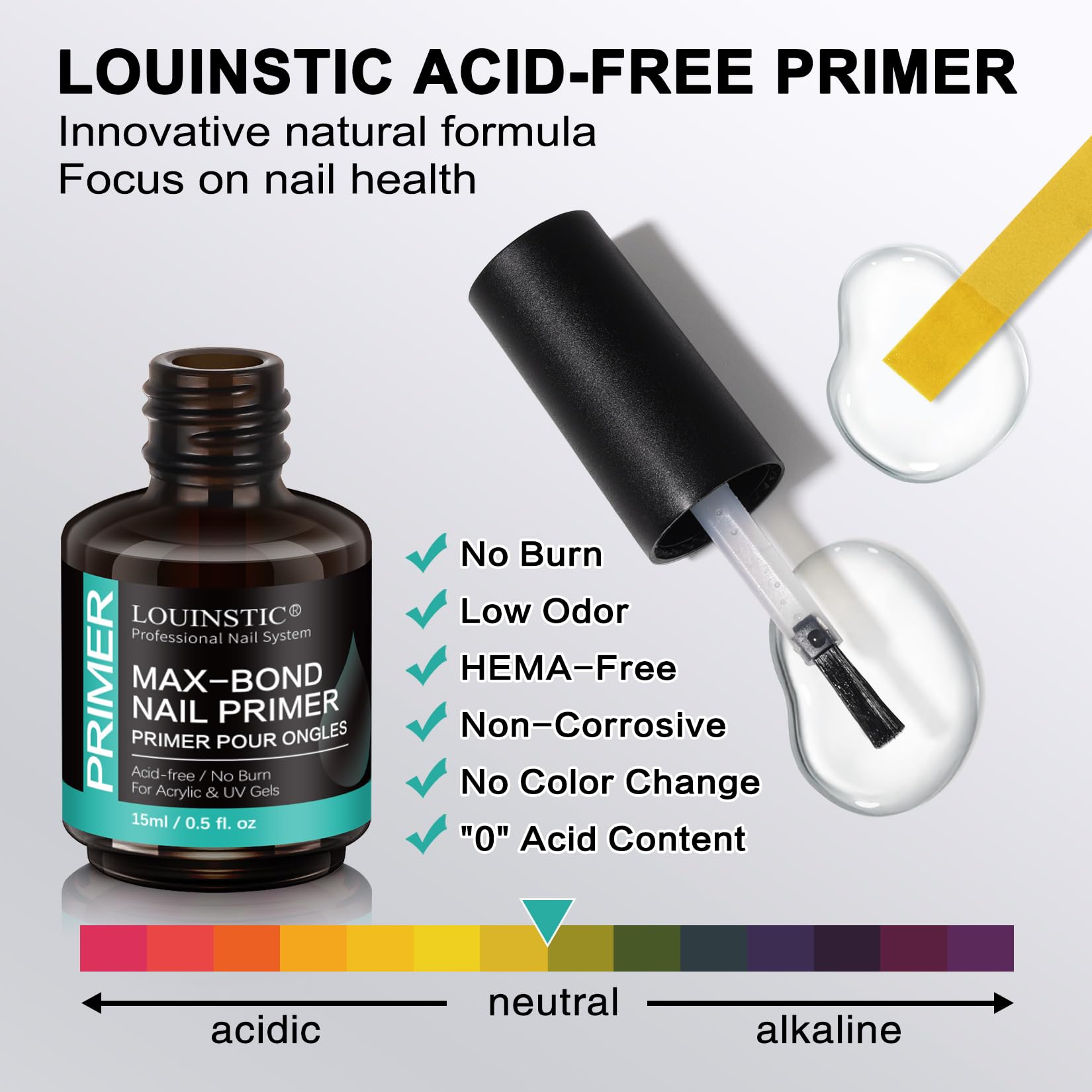 LOUINSTIC Primer adhesion test shows strong bond potential.