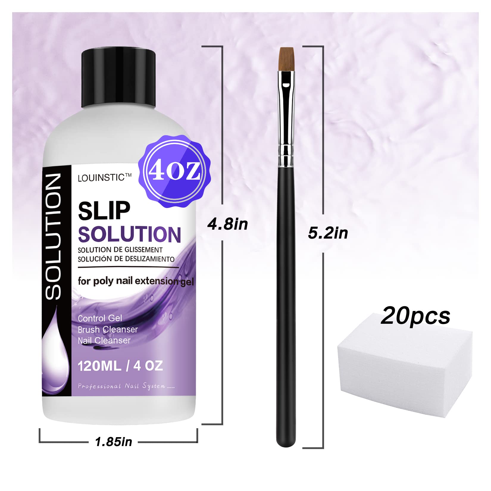 LOUINSTIC Slip Solution supports salon and home use for versatile workflows