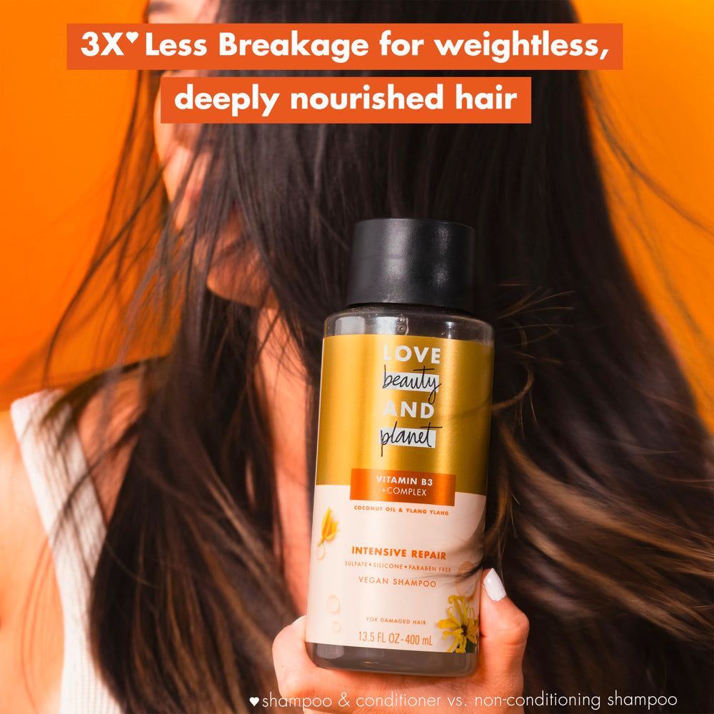 Love Beauty and Planet 92% naturally-derived label on bottle.