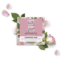 Love Beauty and Planet Blooming Color Shampoo Bar full view for color care.
