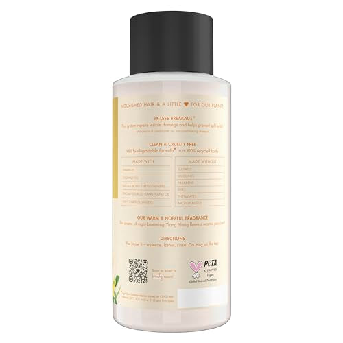 Love Beauty and Planet Coconut Oil infusion close-up suggesting nourished hair.