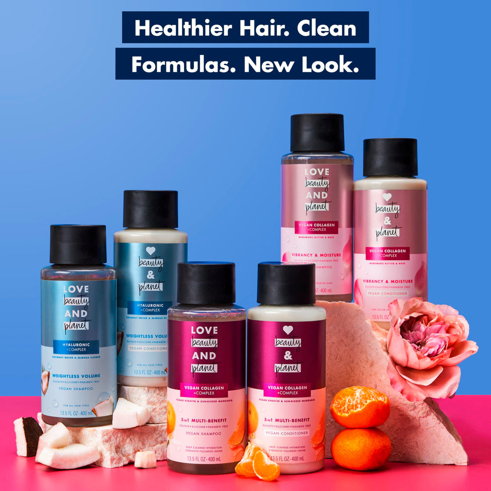 Love Beauty and Planet cruelty-free badge reinforces ethical hair care
