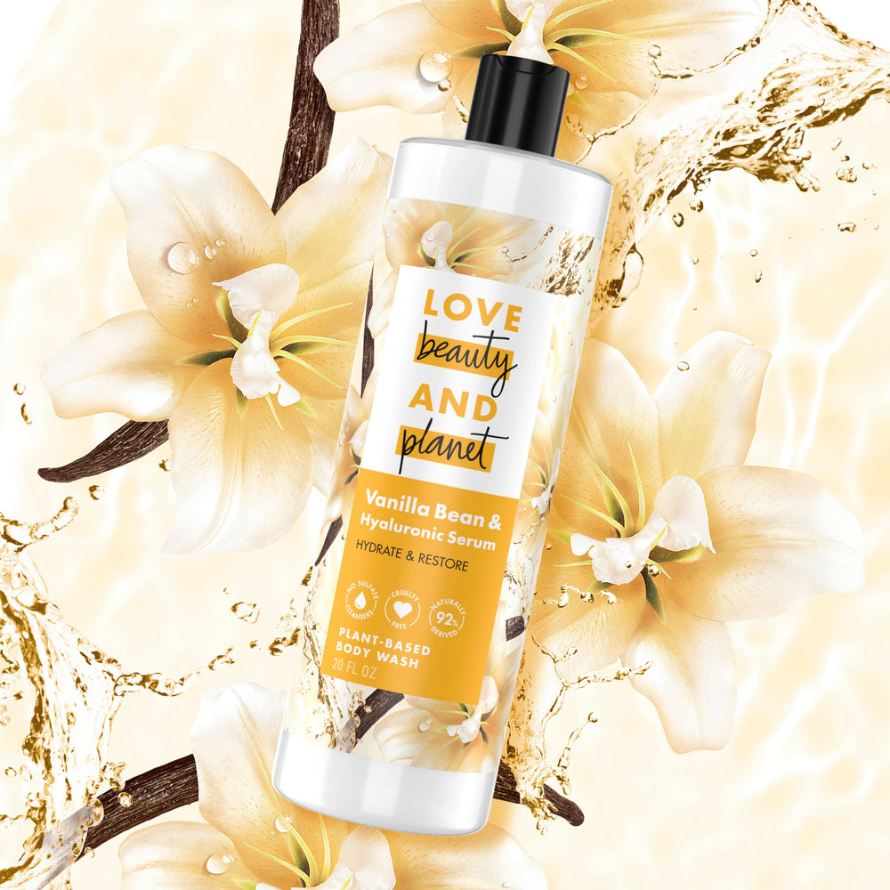 Love Beauty and Planet: textura cremosa del sérum con ácido hialurónico para piel nutrida