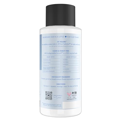 Love Beauty and Planet conditioner pour shows easy, even distribution