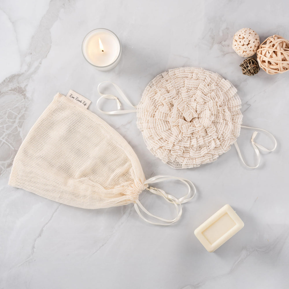 Love Leads Life spa-ready routine detail of bamboo and ramie fibers